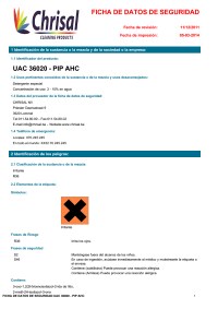 MSDS UAC 36020 - PIP AHC  S kleur